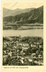 tegernsee, mit blick zum ringbergschloß