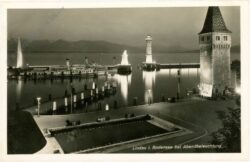 lindau, bei abendbeleuchtung