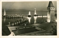 lindau, bei abendbeleuchtung
