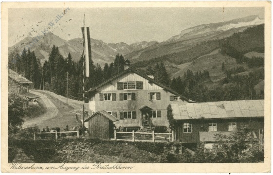 waberschanz, am ausgang der breitachklamm
