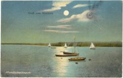 berlin, mondscheinnacht am wannsee