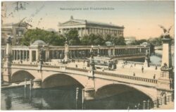 berlin, nationalgalerie und friedrichsbrücke