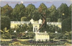 potsdam, bogenschütze im sizilianischen garten