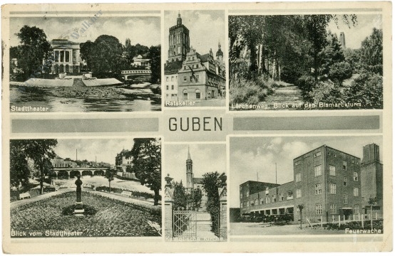 guben, multiansicht