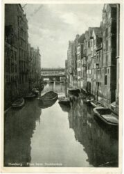 hamburg, fleet beim stubbenhuk