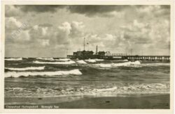 ostseebad heringsdorf, bewegte see