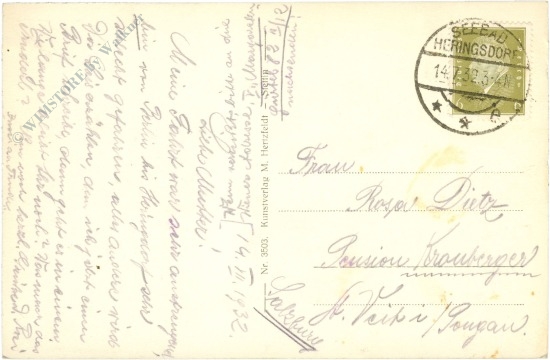 ostseebad heringsdorf, bewegte see