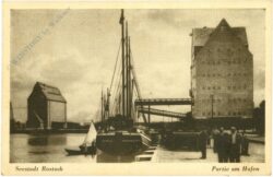 rostock, partie am hafen rostock, partie am hafen