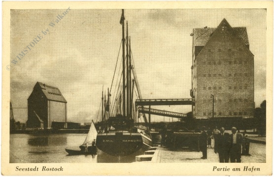 rostock, partie am hafen rostock, partie am hafen