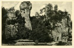 detmold, externsteine (vorderansicht)