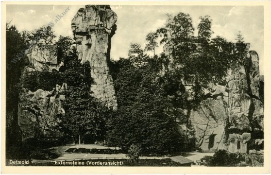 detmold, externsteine (vorderansicht)