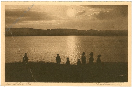 günne, möhnesee, abendstimmung