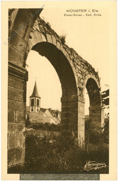 münster i. els., klosterruinen, kath. kirche