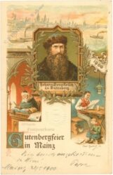 mainz, gutenbergfeier 1900