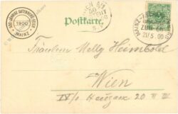 mainz, gutenbergfeier 1900