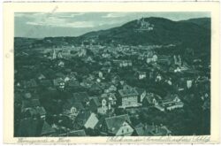 wernigerode, blick von der sennhütte auf das schloss