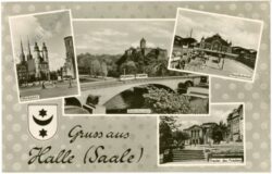 halle/saale, multiansicht