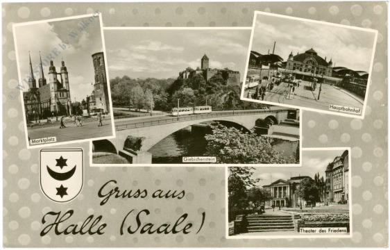 halle/saale, multiansicht halle/saale, multiansicht