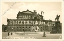 dresden, a. hitler platz mit staatsoper