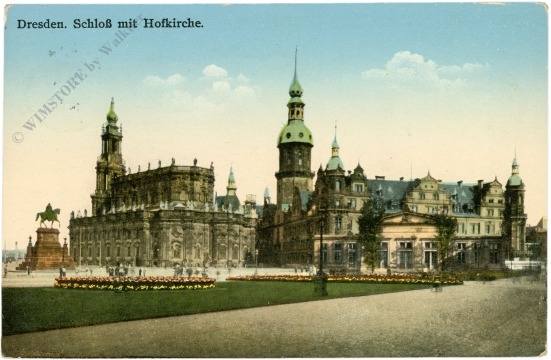 dresden, schloss mit hofkirche