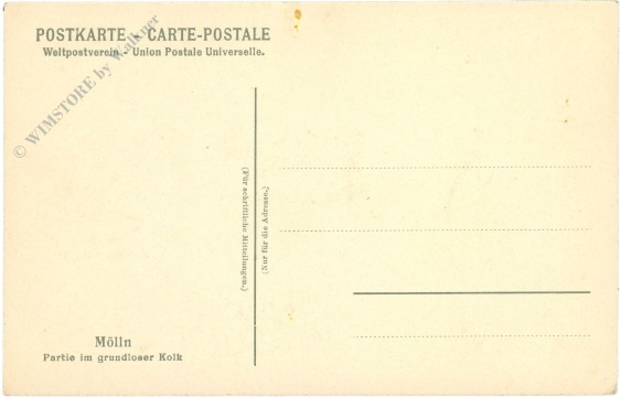 mölln, partie im grundloser kolk
