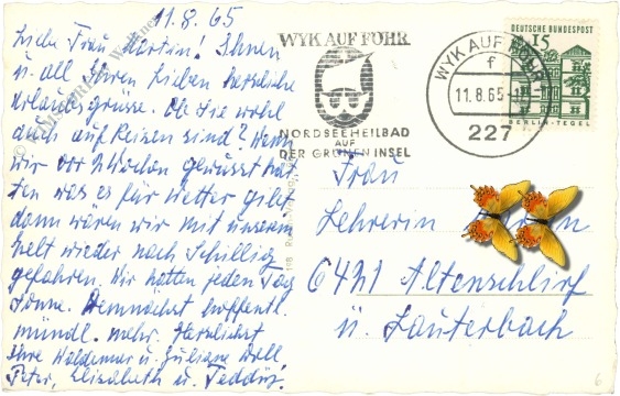 föhr, nordseebad hieblum, multiansicht