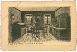 weimar, goethe's arbeitszimmer
