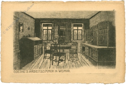 weimar, goethe's arbeitszimmer