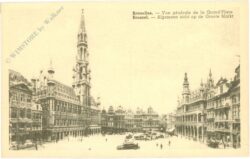 brüssel, ansicht großer markt