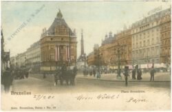 brüssel, brouckere platz