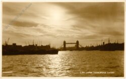 london, tower bridge, sunset
