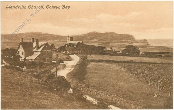 colwyn bay, llandrillo church