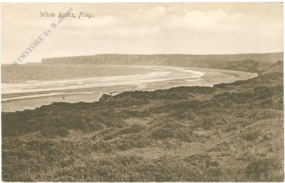 filey, white rocks
