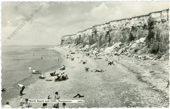 hunstanton, north beach and cliffs
