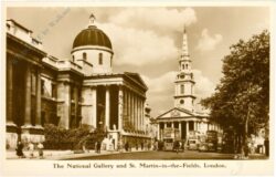 london, the national gallery and st. martin in the fields