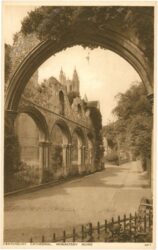 canterbury, cathedral, monastery ruins