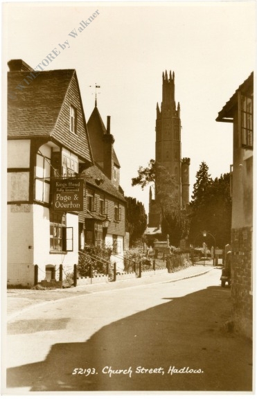 hadlow, church street