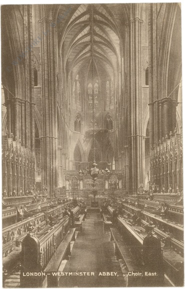 london, westminster abbey, choir east