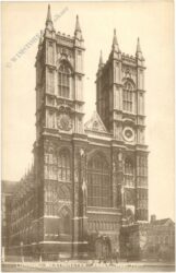 london, westminster abbey, west front