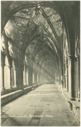 london, westminster abbey, north cloister