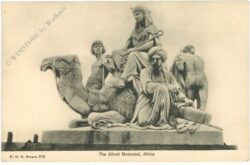 london, the albert memorial, africa