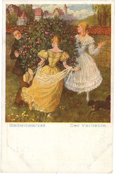 biedermeierzeit, der verliebte