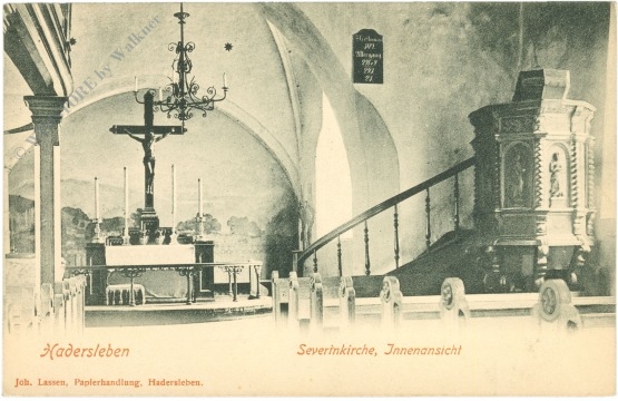 hadersleben, severinkirche, innenansicht