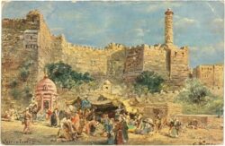 jerusalem, volksleben vor dem jaffator