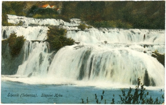 sebenica, wasserfall