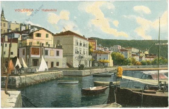 volosca, hafenbild
