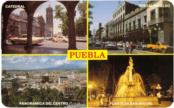 puebla, multiansicht