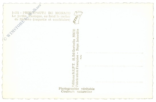 monaco, exotischer garten