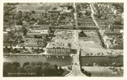 lidkoping, luftbild lidkoping, luftbild