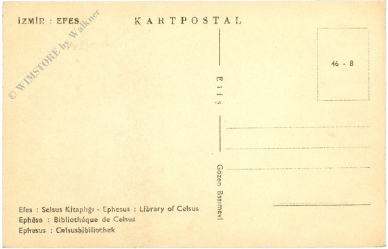 izmir, efes celsusbibliothek